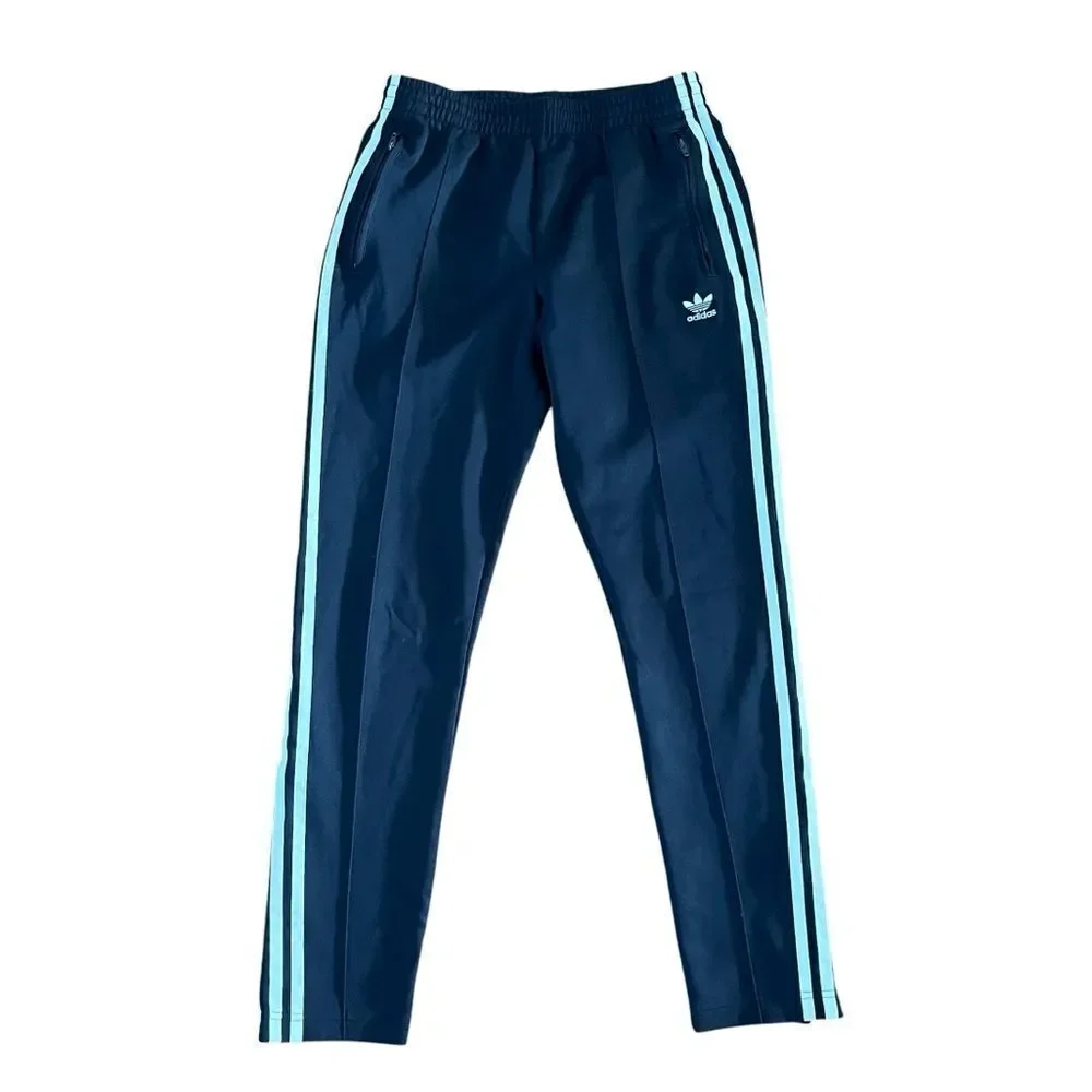 Adidas Black & White Stripe Track Pants